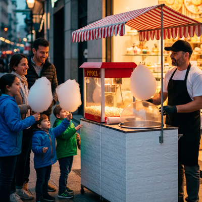 Foto Barraquinha de Pipoca e Algodao Doce Evento