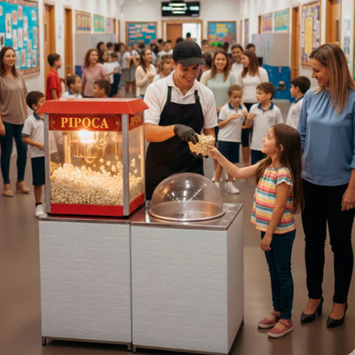 Foto Barraquinha de Pipoca e Algodao Doce Evento