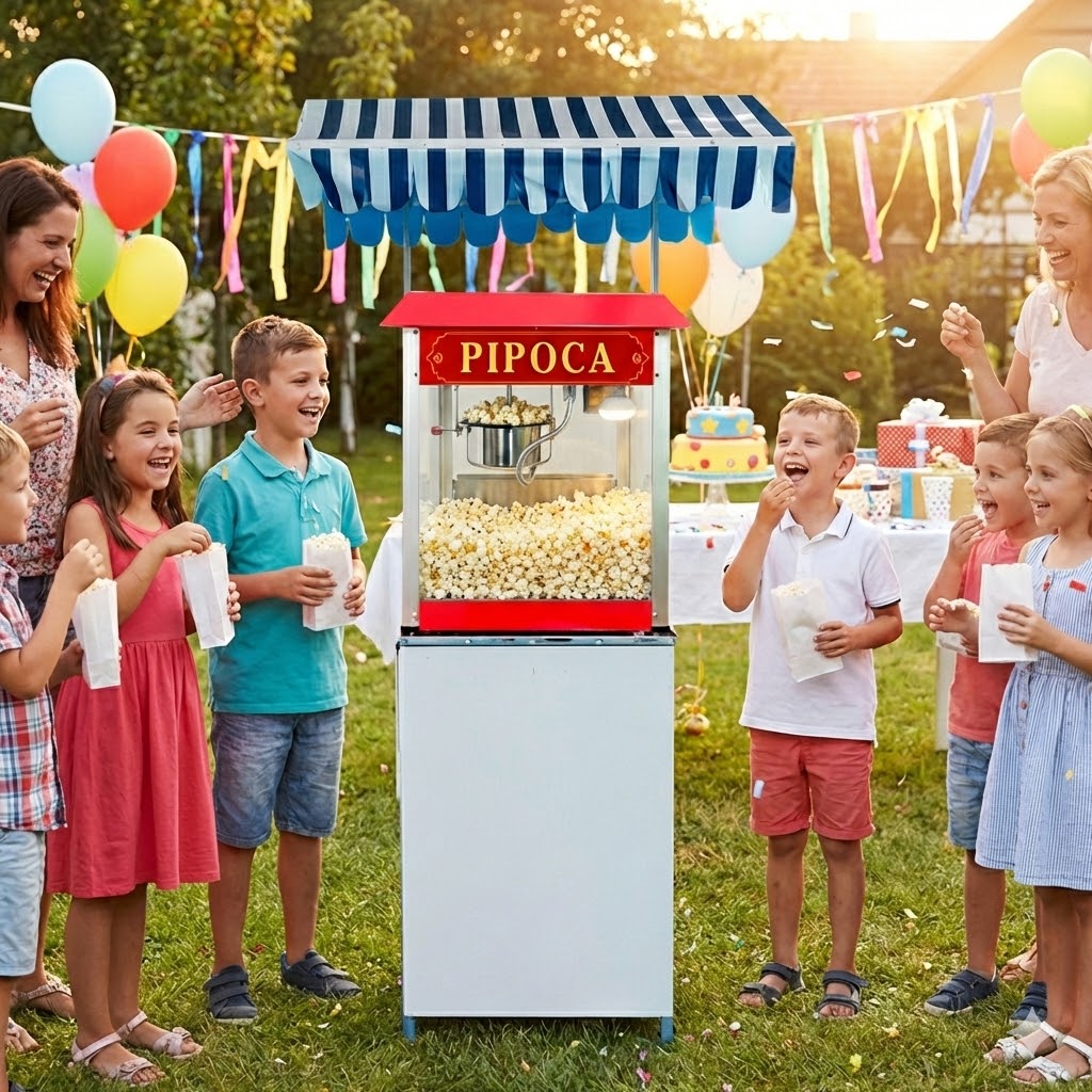 Foto Barraquinha de Pipoca Salgada