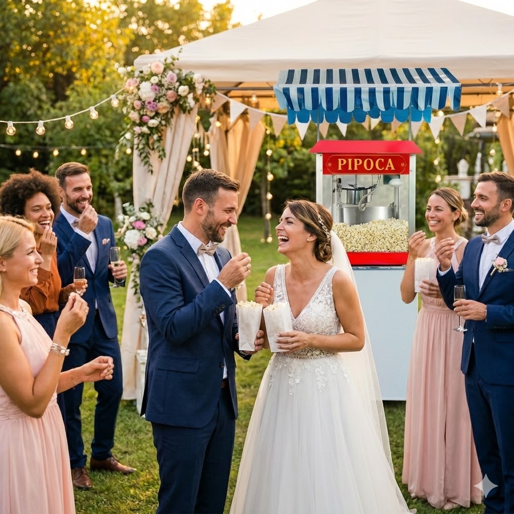 Foto Barraquinha de Pipoca Salgada