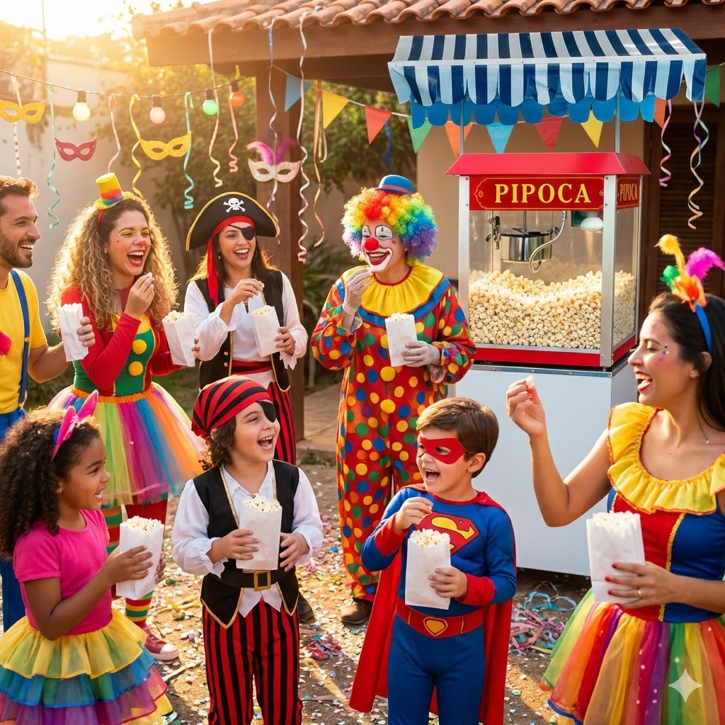 Foto Barraquinha de Pipoca Salgada