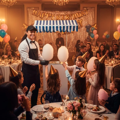 Foto Barraquinha de Algodao Doce