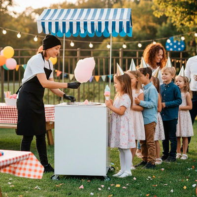 Foto Barraquinha de Algodao Doce