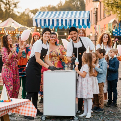 Foto Barraquinha de Algodao Doce