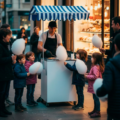 Foto Barraquinha de Algodao Doce